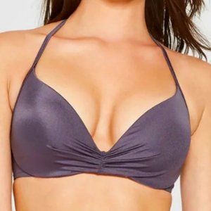 💸👛💸 NWT Shade and Shore Dream Lightly Lined Halter Bikini Top 36DD